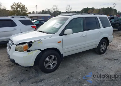 2007 Honda Pilot Ex-L from USA, damaged, VIN 5FNYF18587B012836